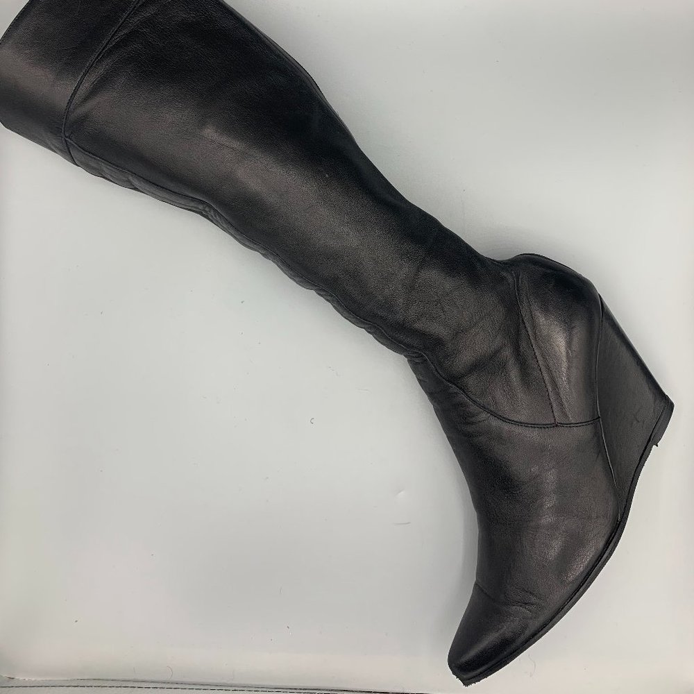 Made in Italy Black Boots in Lambskin (37)  - FL-SH-051